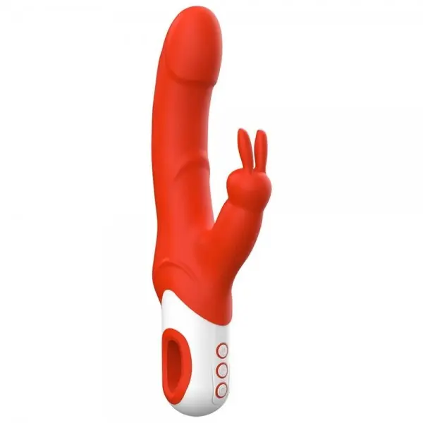 Crazy Rabbit Vibrador com Estimulador Especial Luxury Crazy Rabbit Vibrador com Estimulador Especial Luxury