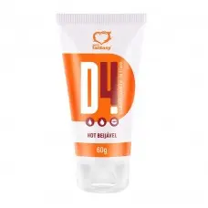 Lubrificante Íntimo Beijável Hot D4 Sexy Fantasy 60g Lubrificante Íntimo Beijável Hot D4 Sexy Fantasy 60g