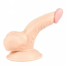 Pênis de Borracha Realístico com Ventosa 15x3,2cm