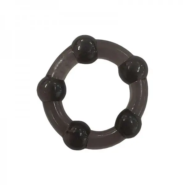 Kit com 3 Anéis Penianos em Silicone com Esfera