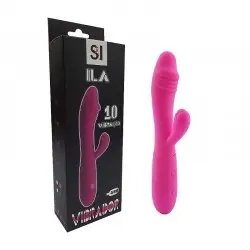 Vibrador Recarregável Ponto G e Clitóris Ila Vibrador Recarregável Ponto G e Clitóris Ila