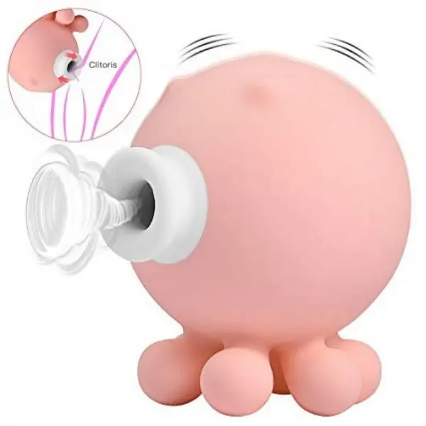 Octopi Sugador de Clitóris e Mamilos com Pulsação S-Hande Octopi Sugador de Clitóris e Mamilos com Pulsação S-Hande