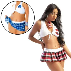 Fantasia Colegial Mayla Xadrez Fantasia Colegial Mayla Xadrez