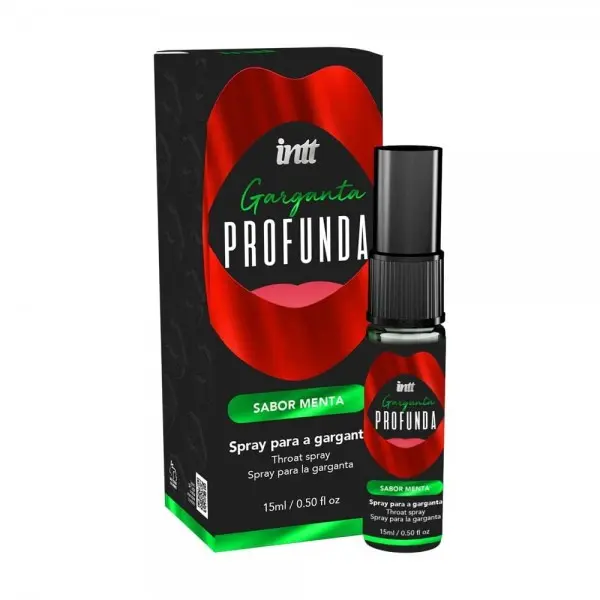 Garganta Profunda Spray Dessensibilizante com Sabor Intt Garganta Profunda Spray Dessensibilizante com Sabor Intt