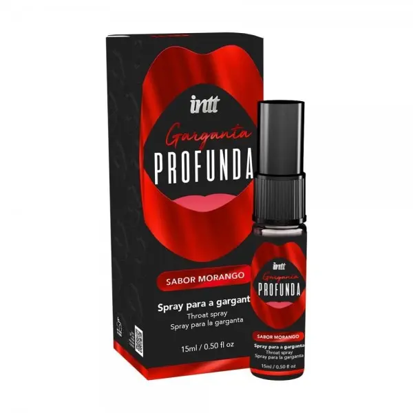 Garganta Profunda Spray Dessensibilizante com Sabor Intt Garganta Profunda Spray Dessensibilizante com Sabor Intt