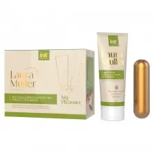 Kit Lubrificante Íntimo e Bullet Recarregável My Pleasure Linha Laura Muller Intt Kit Lubrificante Íntimo e Bullet Recarregável My Pleasure Linha Laura Muller Intt