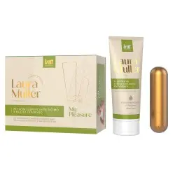 Kit Lubrificante Íntimo e Bullet Recarregável My Pleasure Linha Laura Muller Intt