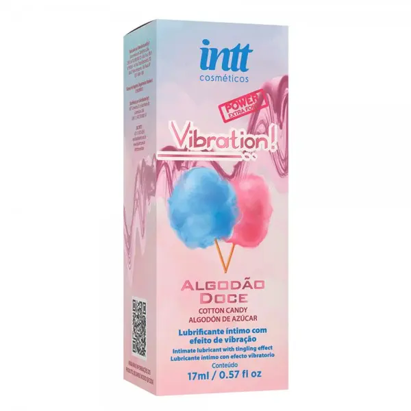 Vibration Gel Excitante que Vibra Power Extra Forte Algodão Doce Intt Vibration Gel Excitante que Vibra Power Extra Forte Algodão Doce Intt