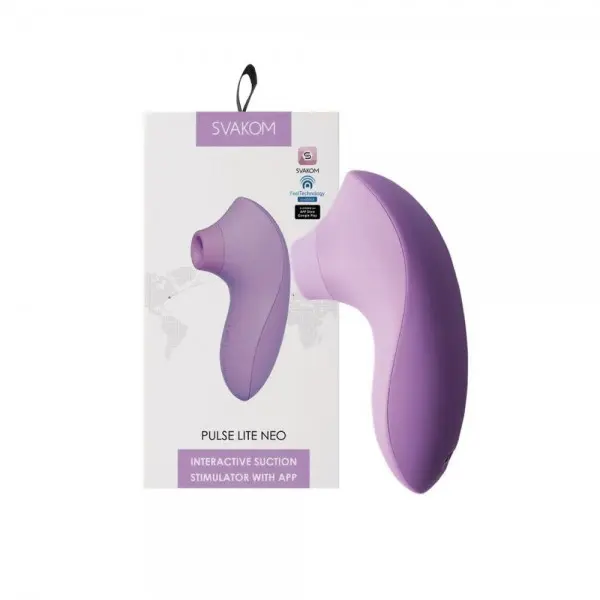Svakom Pulse Lite Neo Vibrador e Sugador de Clitóris Recarregável Svakom Pulse Lite Neo Vibrador e Sugador de Clitóris Recarregável