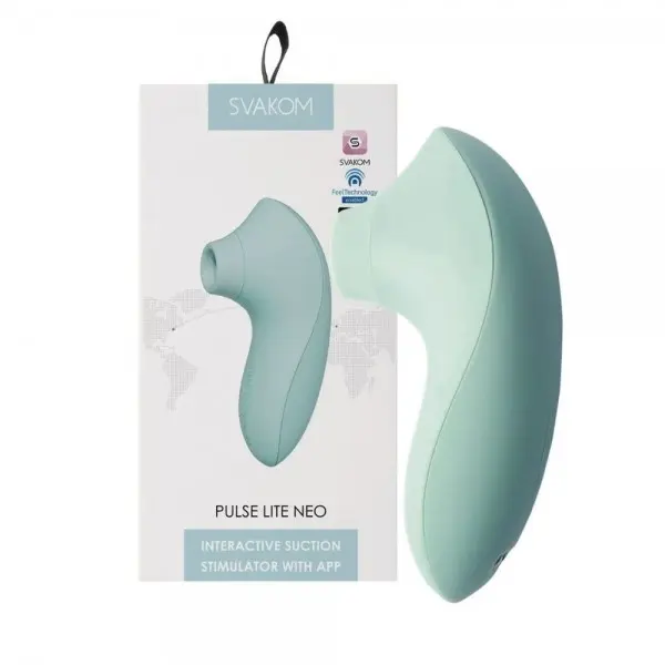 Svakom Pulse Lite Neo Vibrador e Sugador de Clitóris Recarregável Svakom Pulse Lite Neo Vibrador e Sugador de Clitóris Recarregável