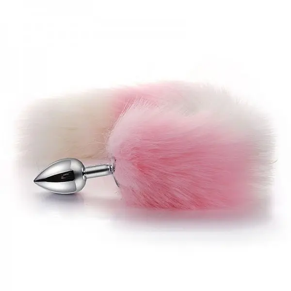 Kit Fetiche Rabo de Raposa com Tiara de Orelhas e Plug Anal P Kit Fetiche Rabo de Raposa com Tiara de Orelhas e Plug Anal P