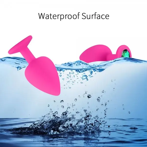 Plug Anal em Silicone Aveludado Médio Plug Anal em Silicone Aveludado Médio