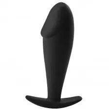 Plug Anal em Silicone com Glande 10x3cm Plug Anal em Silicone com Glande 10x3cm