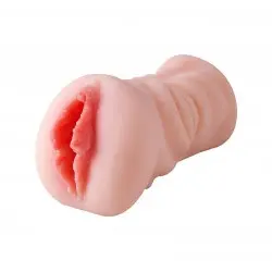 Masturbador Masculino em Cyberskin Formato Vagina Real Masturbador Masculino em Cyberskin Formato Vagina Real