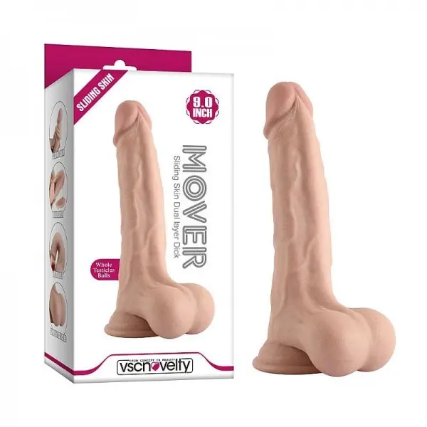 Pênis Super Realístico Dupla Camada Mover 21,8 x 4,4 cm Pênis Super Realístico Dupla Camada Mover 21,8 x 4,4 cm