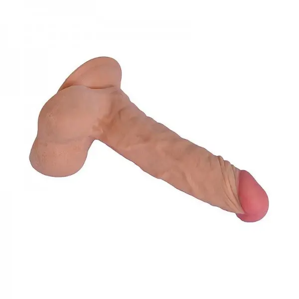 Pênis Realístico com Dupla Camada Extreme com Ventosa 21,0x3,9 cm