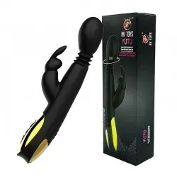 Vibrador de Ponto G e Clitóris Rotativo com Vai e Vem NV Toys