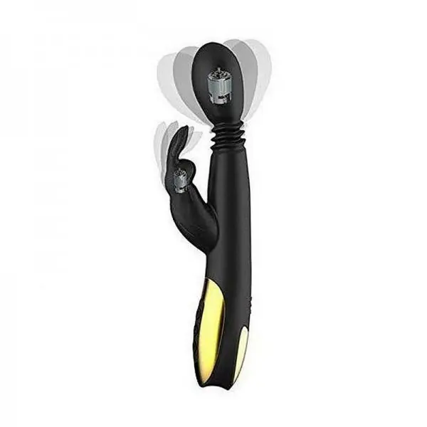 Vibrador de Ponto G e Clitóris Rotativo com Vai e Vem NV Toys Vibrador de Ponto G e Clitóris Rotativo com Vai e Vem NV Toys