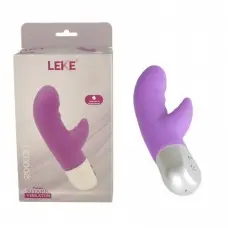 Vibrador Duplo para Ponto G e Clitóris com Saliências Recarregável e 10 Vibrações