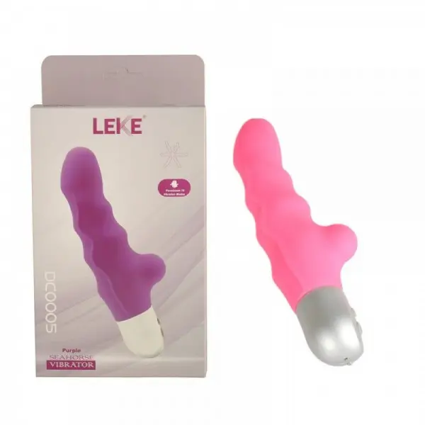 Vibrador Duplo para Ponto G e Clitóris Ondulado Recarregável e 10 Vibrações