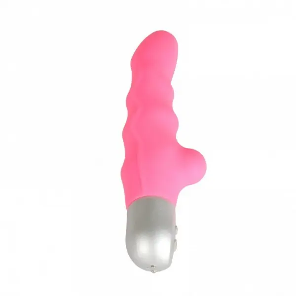 Vibrador Duplo para Ponto G e Clitóris Ondulado Recarregável e 10 Vibrações