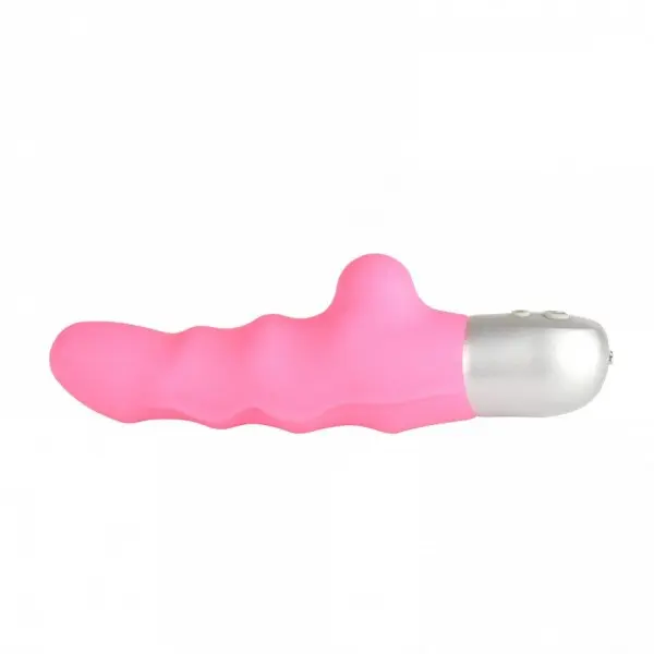 Vibrador Duplo para Ponto G e Clitóris Ondulado Recarregável e 10 Vibrações