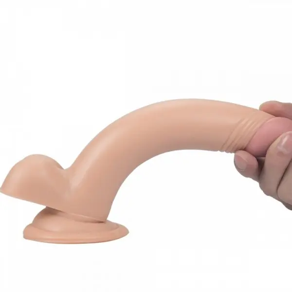 Pênis de Borracha Realístico com Ventosa 21,5x3,5 cm