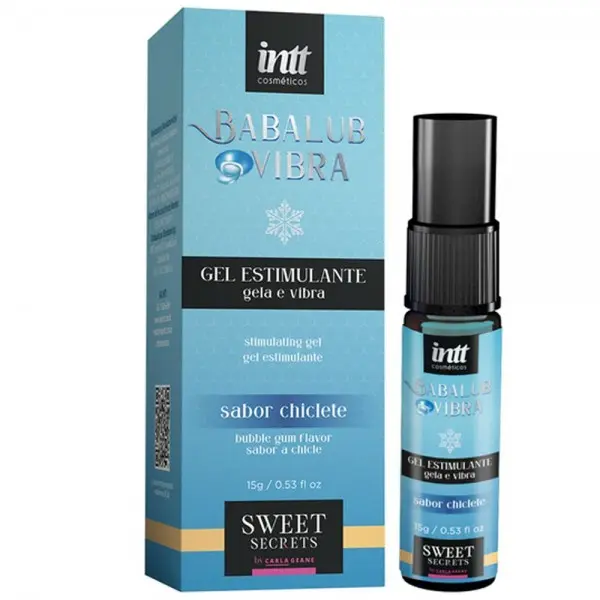 Kit Babalub ICE com Lubrificante + Babalub Vibra Ice Chiclete Intt Kit Babalub ICE com Lubrificante + Babalub Vibra Ice Chiclete Intt