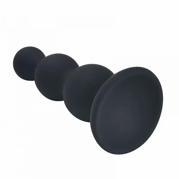 Plug Anal Pequeno Escalonado em Silicone Plug Anal Pequeno Escalonado em Silicone