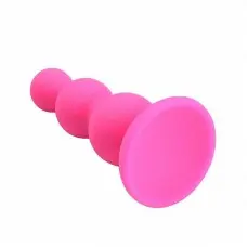 Plug Anal Pequeno Escalonado em Silicone Plug Anal Pequeno Escalonado em Silicone
