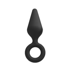Plug Anal com Alça de Silicone para Dedo Formato Cone