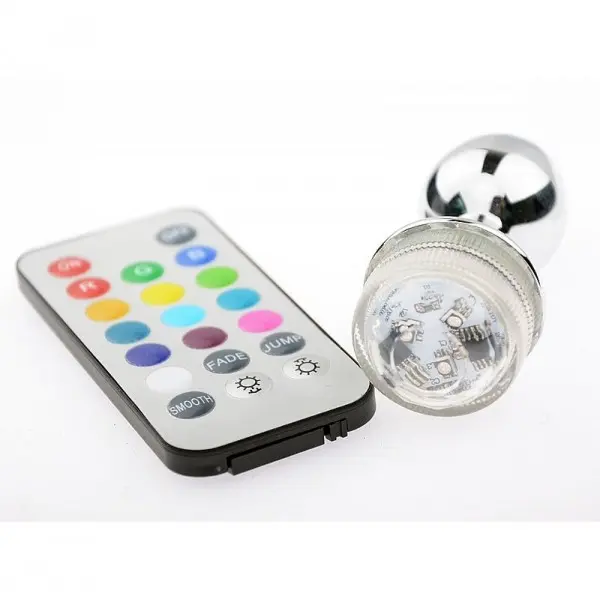 Plug Anal com Led Tamanho Pequeno 13 Cores Plug Anal com Led Tamanho Pequeno 13 Cores