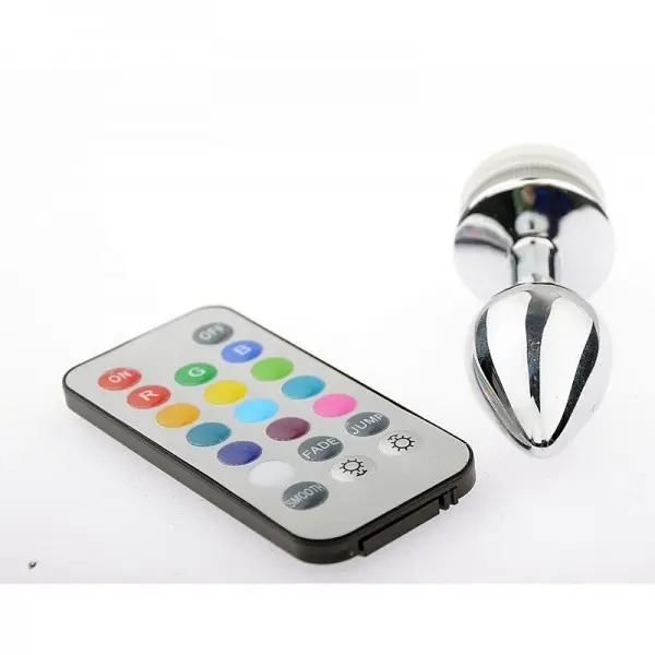 Plug Anal com Led Tamanho Pequeno 13 Cores Plug Anal com Led Tamanho Pequeno 13 Cores