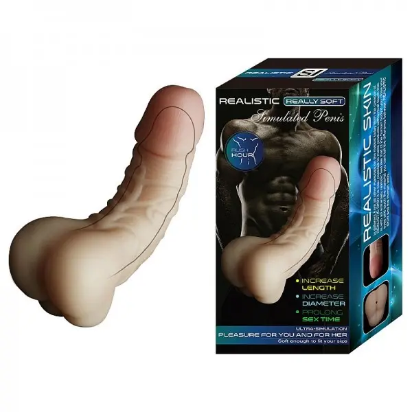 Masturbador Masculino com Pênis e Ânus Really Soft