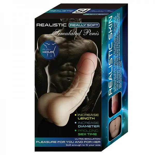 Masturbador Masculino com Pênis e Ânus Really Soft