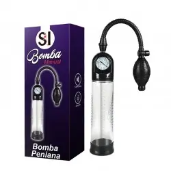 Bomba Peniana Seven com Pera e Medidor de Pressão Bomba Peniana Seven com Pera e Medidor de Pressão