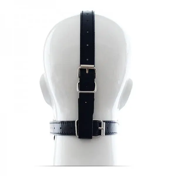 Mordaça Ajustável com Bola em Couro Sintético Mordaça Ajustável com Bola em Couro Sintético