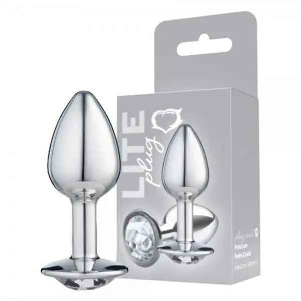 Plug Anal Pequeno Lite Plug com Joia