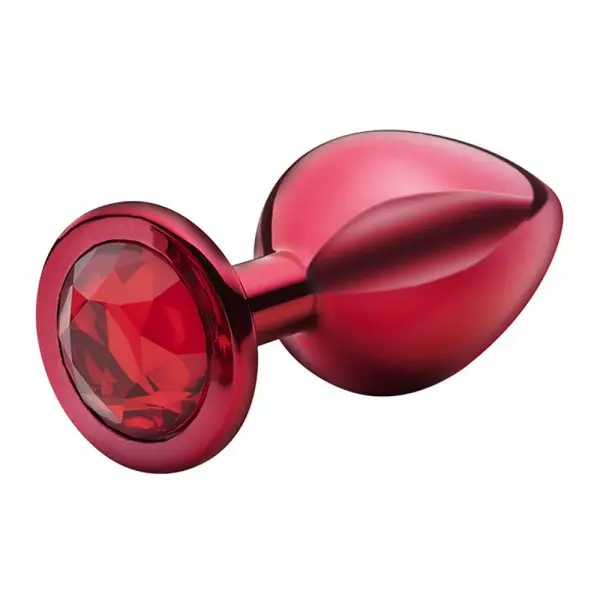 Plug Anal Médio Lite Plug com Joia Plug Anal Médio Lite Plug com Joia