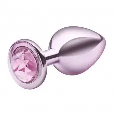 Plug Anal Médio Lite Plug com Joia Plug Anal Médio Lite Plug com Joia