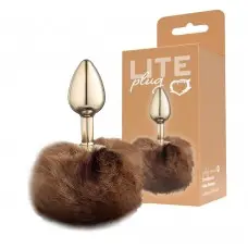 Plug Anal com Pompom Coleção Lite Plug Plug Anal com Pompom Coleção Lite Plug