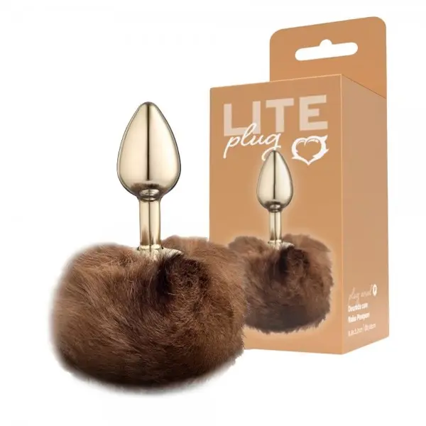 Plug Anal com Pompom Coleção Lite Plug