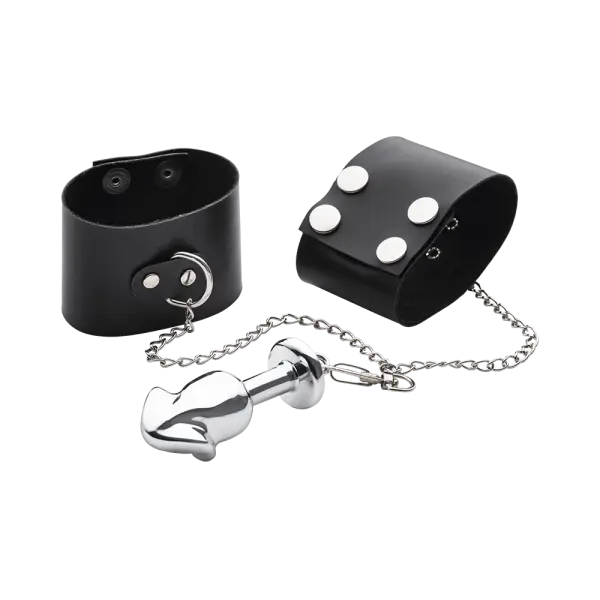 Plug Anal Pequeno com Alça para Algemas e Corrente Lite Plug Plug Anal Pequeno com Alça para Algemas e Corrente Lite Plug