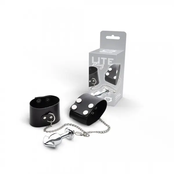 Plug Anal Pequeno com Alça para Algemas e Corrente Lite Plug Plug Anal Pequeno com Alça para Algemas e Corrente Lite Plug