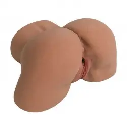 Masturbador Masculino Cyberskin em Formato de Bunda com Vagina e Ânus Maig II