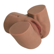 Masturbador Masculino Cyberskin em Formato de Bunda com Vagina e Ânus Maig II