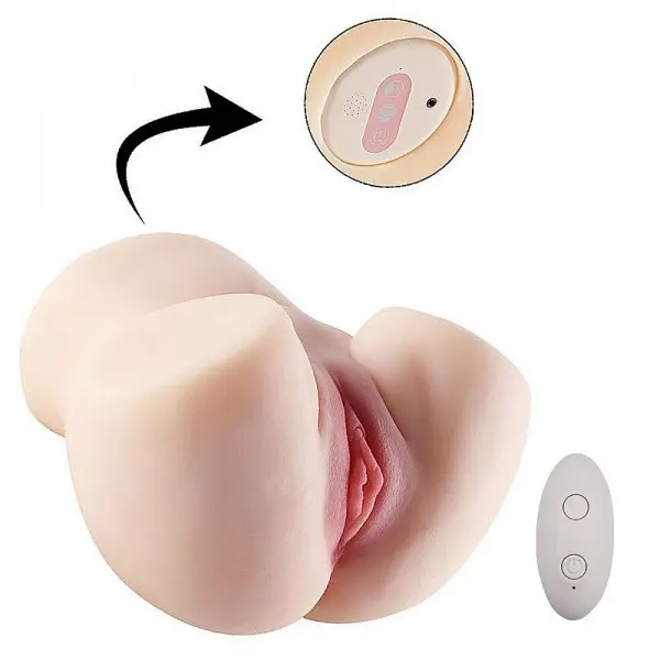 Masturbador Masculino Formato Bunda com 10 Modos de Sucção na Vagina e Controle Sem Fio Masturbador Masculino Formato Bunda com 10 Modos de Sucção na Vagina e Controle Sem Fio