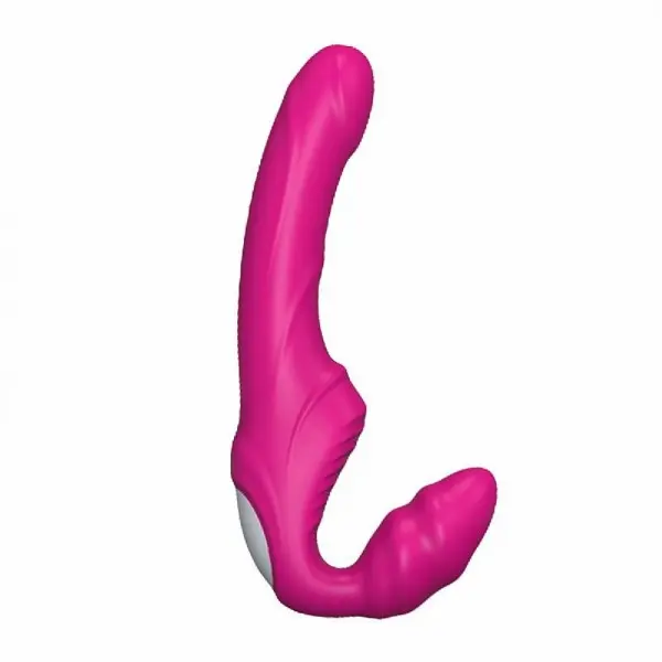 Strapless Duplo Nana Recarregável com 9 Vibrações Strapless Duplo Nana Recarregável com 9 Vibrações