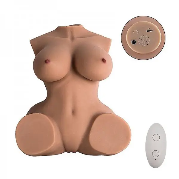 Masturbador Masculino de 15kg Formato Meio Corpo Sentado com Sucção e Som RCT