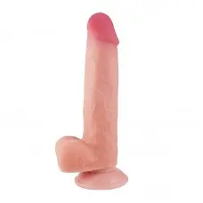 Pênis Realístico com Ventosa Removível e Dupla Camada  21,7 x 5,0cm Pênis Realístico com Ventosa Removível e Dupla Camada  21,7 x 5,0cm